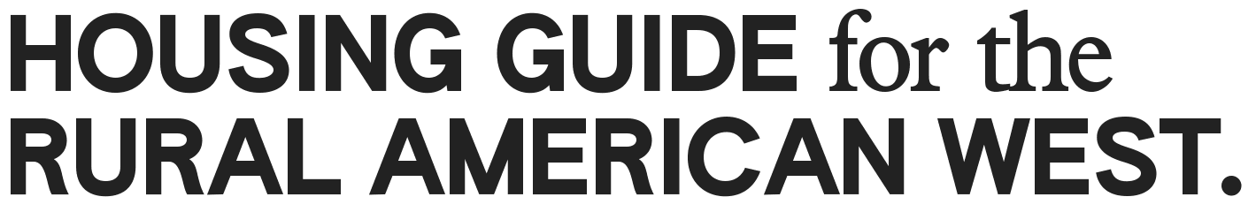 Housing Guide for the Rural American West. Logo